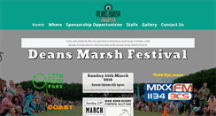 Desktop Screenshot of deansmarshfestival.com.au
